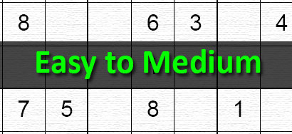 Sudoku Printable Puzzles on Printable Sudoku Puzzles