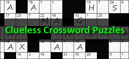 Printable Clueless Crosswords